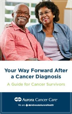 Your Way Forward After A Cancer Diagnosis - A Guide For Cancer ...