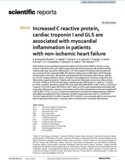 Increased C reactive protein, cardiac troponin I and GLS are associated ...