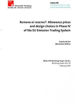 Remove or reserve? Allowance prices and design choices in Phase IV of the EU Emission Trading System - Grischa Perino Maximilian Willner