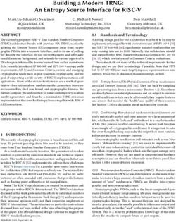 Building a Modern TRNG: An Entropy Source Interface for RISC-V