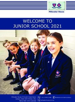 WELCOME TO JUNIOR SCHOOL 2021 - Pittwater House Prospectus 2010