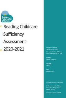 Reading Childcare Sufficiency Assessment 2020-2021