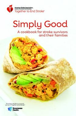 Simply Good A cookbook for stroke survivors and their families