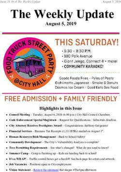 The Weekly Update August 5, 2019 - Highlights in this Issue - City of Cape Canaveral