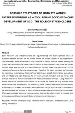 POSSIBLE STRATEGIES TO MOTIVATE WOMEN ENTREPRENEURSHIP AS A TOOL BEHIND SOCIO-ECONOMIC DEVELOPMENT OF GCC: THE ROLE OF STAKEHOLDERS