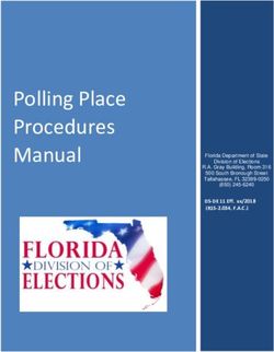 Polling Place Procedures Manual Manual - DS-DE 11 Eff. xx/2018 (R1S-2.034, F.A.C.) - Florida ...