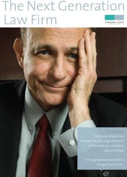 The Next Generation Law Firm - The future of law firms through the eyes of generation Y (millennials, born between 1979 and 1994).