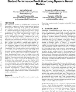 Student Performance Prediction Using Dynamic Neural Models