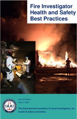 Fire Investigator Health and Safety Best Practices - The International ...