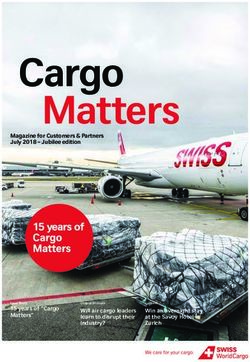 CARGO MATTERS - SWISS WORLDCARGO