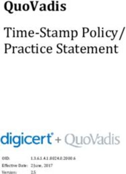 QUOVADIS TIME-STAMP POLICY/ PRACTICE STATEMENT