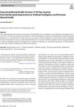 Improving Mental Health Services: A 50 Year Journey from Randomized Experiments to Artificial Intelligence and Precision Mental Health