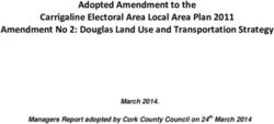 Adopted Amendment to the Carrigaline Electoral Area Local Area Plan 2011 Amendment No 2: Douglas Land Use and Transportation Strategy - March ...