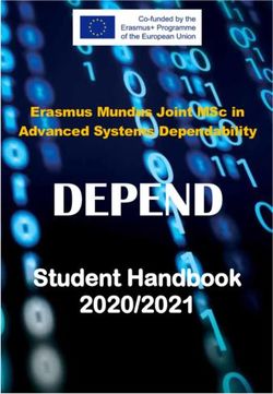 DEPEND Student Handbook 2020/2021 - Erasmus Mundus Joint MSc In ...