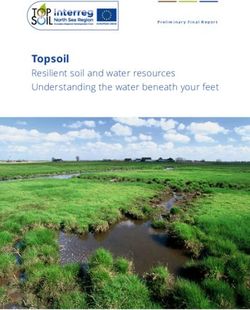 Topsoil Resilient soil and water resources Understanding the water beneath your feet - Interreg North Sea Region