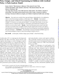 Pain, Fatigue, and School Functioning in Children with Cerebral Palsy: A Path-Analytic Model