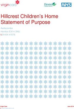Hillcrest Children's Home Statement of Purpose - Awliscombe Honiton EX14 3NU t:01404 41676