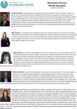 2021 Board of Directors Member Biographies - Des Moines ...