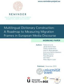 Multilingual Dictionary Construction: A Roadmap to Measuring Migration Frames in European Media Discourse - The Reminder Project