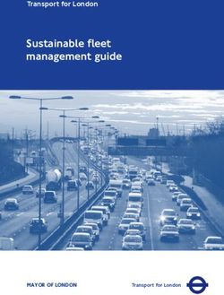 Sustainable fleet management guide - Transport for London - MAYOR OF LONDON - Eltis