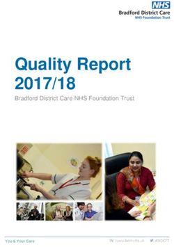 Quality Report 2017/18 - Bradford District Care NHS Foundation Trust