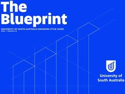 The Blueprint UNIVERSITY OF SOUTH AUSTRALIA BRANDING STYLE GUIDE - UniSA
