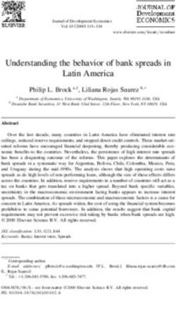 Understanding the behavior of bank spreads in Latin America