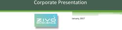 Corporate Presentation - January, 2017 - Equisolve