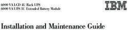 Installation and Maintenance Guide - 6000 VA LCD 4U Rack UPS 6000 VA UPS 3U Extended Battery Module