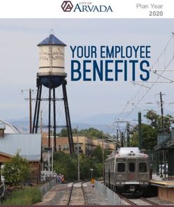 Plan Year 2020 - City of Arvada