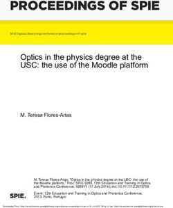 PROCEEDINGS OF SPIE Optics In The Physics Degree At The USC: The Use Of ...