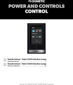 POWER AND CONTROLS CONTROL