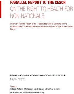 ON THE RIGHT TO HEALTH FOR NON-NATIONALS