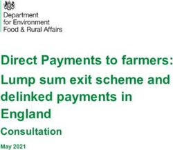 Direct Payments to farmers: Lump sum exit scheme and delinked payments in England - Consultation May 2021