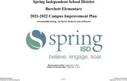 Spring Independent School District Burchett Elementary 2021-2022 Campus Improvement Plan