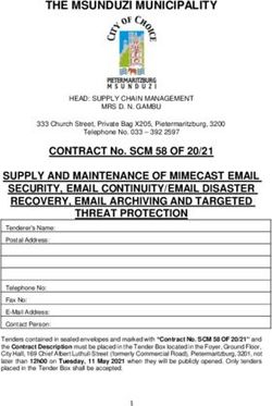 THE MSUNDUZI MUNICIPALITY