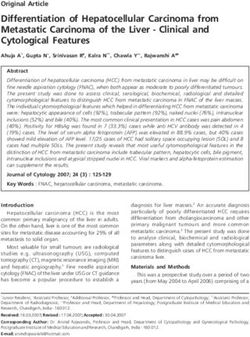 Differentiation of Hepatocellular Carcinoma from Metastatic Carcinoma of the Liver - Clinical and Cytological Features