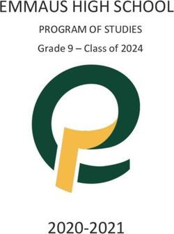EMMAUS HIGH SCHOOL 2020-2021 - PROGRAM OF STUDIES Grade 9 - Class of 2024 - East Penn School ...