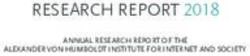 RESEARCH REPORT 2018 - Alexander von Humboldt Institut für Internet und ...