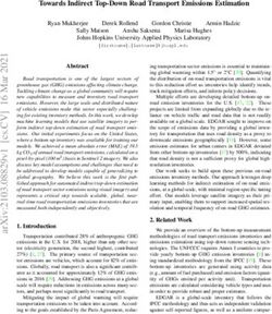 Towards Indirect Top-Down Road Transport Emissions Estimation
