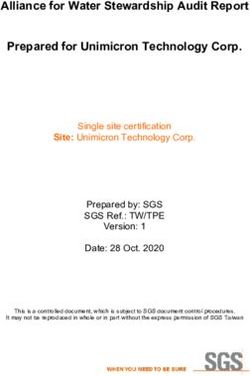 Alliance for Water Stewardship Audit Report Prepared for Unimicron Technology Corp.