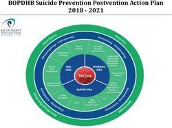 BOPDHB Suicide Prevention Postvention Action Plan 2018 2021