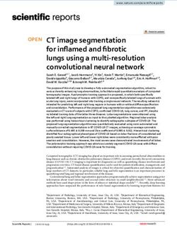 CT image segmentation for inflamed and fibrotic lungs using a multi resolution convolutional neural network - Nature