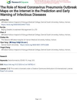 The Role of Novel Coronavirus Pneumonia Outbreak Maps on the Internet in the Prediction and Early Warning of Infectious Diseases