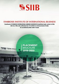 PLACEMENT BROCHURE 2019-2020 - SYMBIOSIS INSTITUTE OF INTERNATIONAL BUSINESS - SIIB
