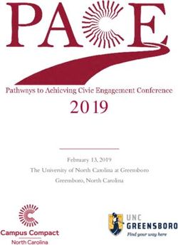 2019 February 13, 2019 The University of North Carolina at Greensboro Greensboro, North Carolina