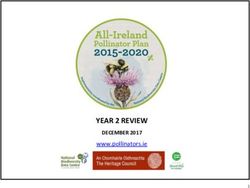 YEAR 2 REVIEW DECEMBER 2017 - www.pollinators.ie - All-Ireland Pollinator Plan