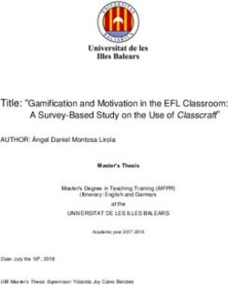 Title: "Gamification and Motivation in the EFL Classroom: UIB