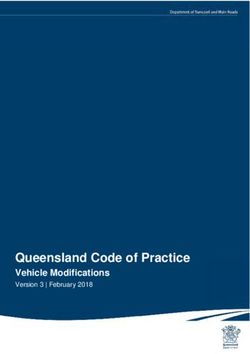 Queensland Code of Practice - Vehicle Modifications Version 3 | February 2018 - Vehicle Modifications: February 2018