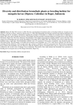 Diversity and distribution bromeliads plants as breeding habitat for mosquito larvae (Diptera: Culicidae) in Bogor, Indonesia - Smujo